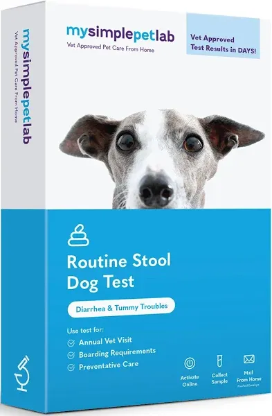 MySimplePetLab Routine Dog Stool Test Kit