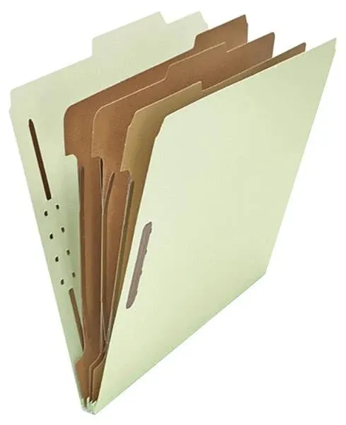 UNIVERSAL Four-section Pressboard Classification Folders