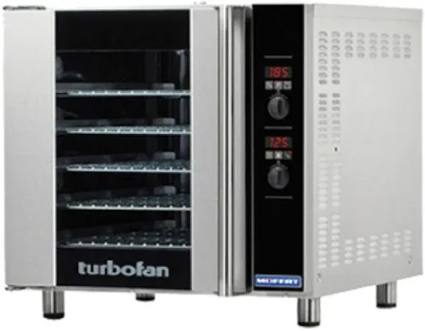 Moffat E32D5 28-7/8" Turbofan Full-Size Digital/Electric Countertop Convection Oven With Porcelain Oven Chamber, 208V or 220-240V