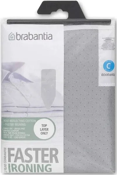 Brabantia Durable Foam Layer Ironing Board Cover Size C (49 x 18 in)