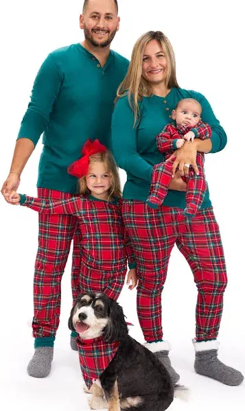 Kids Honest Clothing Organic Cotton Holiday Matching Family Pajamas