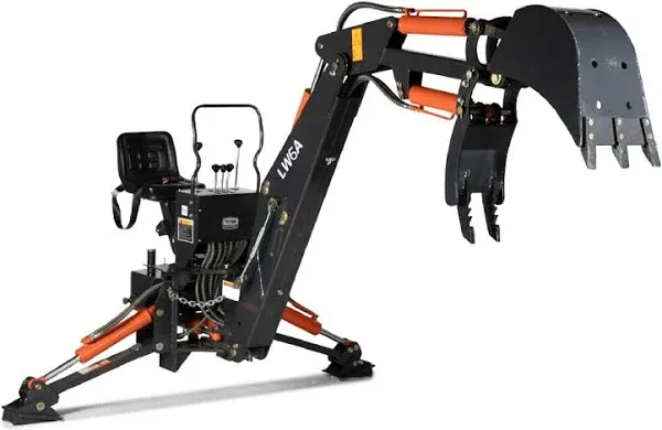 Titan Attachments 7 FT Backhoe with Thumb Excavator