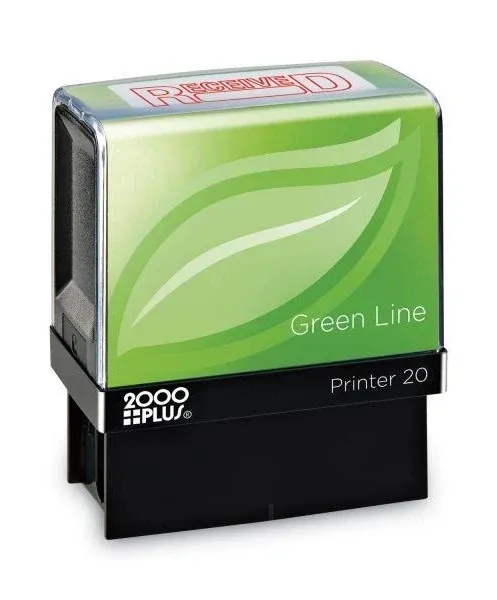 Green Line Message Stamp