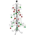 Sunnydaze Noelle 60" H Gold Christmas Tree Ornament Display