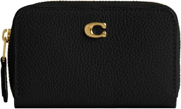 COACH Essential Small Zip Around Card Case Women's