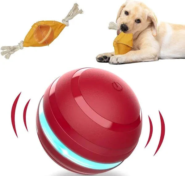 Bentopal Interactive Dog Balls with Motion Activated Wicked Ball Squeaky Dog Toy Oxford Bag Keep Dogs Busy