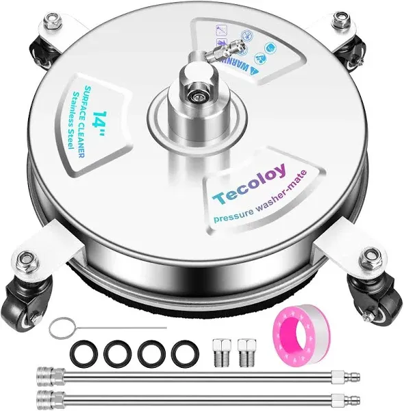 Realyou 14" Pressure Washer Surface Cleaner