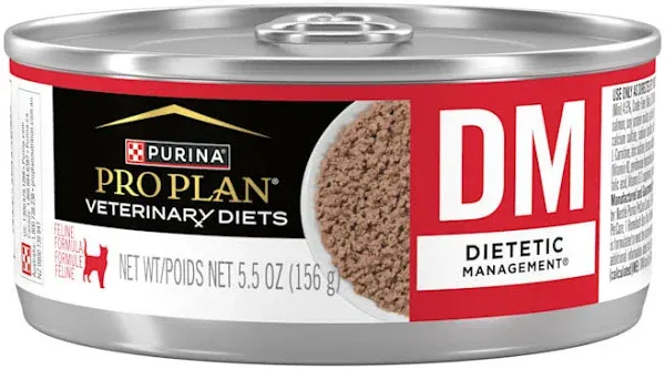 Purina Pro Plan Veterinary Diets DM Savory Selects Dietetic Management Cat Food