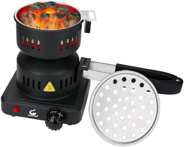 Multipurpose Electric Charcoal Burner - Coal Burner Starter Hot Plate ETL Approv