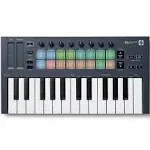 Novation FLkey Mini 25-Key MIDI Keyboard Controller for FL Studio Bundle with...