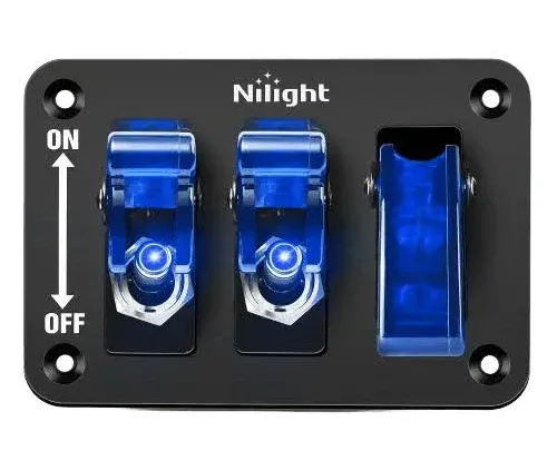 Nilight 3 Gang Toggle Switch