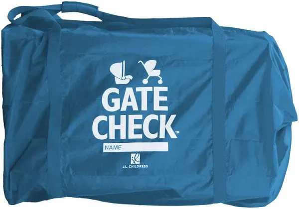 New J.L. Childress Gate Check Bag for Single & Double Strollers (Blue)