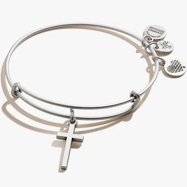 NWT Alex + Ani Cross Charm Bracelet