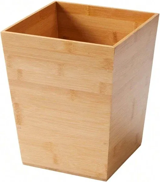 Better Homes & Gardens Bamboo Bathroom Wastebasket