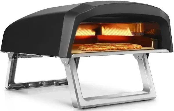 Portable Propane Pizza Oven - Commercial Chef Outdoor Gas Oven