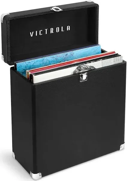 Vintage Vinyl Record Storage and Carrying Case, Fits all Standard Records - 3...