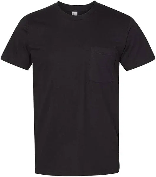 American Apparel Unisex Fine Jersey Pocket Short-Sleeve T-Shirt