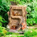 HearthSong Two-Story Lighted Fairy House