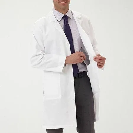 White Swan Meta Men's 38" 6-Pocket Lab Coat