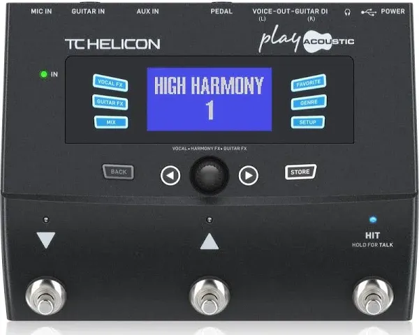 TC Helicon Play Acoustic Vocal Processor Pedal