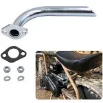 YHB Exhaust Straight Pipe for Coleman CT200U-EX CT200-EX Minibike Custom Header - Exhaust Pipe,Exhaust Header Pipe