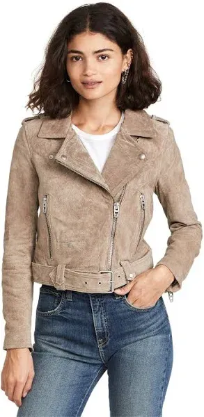 Women's Suede Motorcycle Jacket