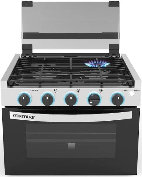 Camping World Contoure 17" 3-Burner Drop-In Gas Range