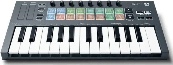 Novation FLKEY-Mini Compact 25-Mini-Key MIDI Keyboard for FL Studio