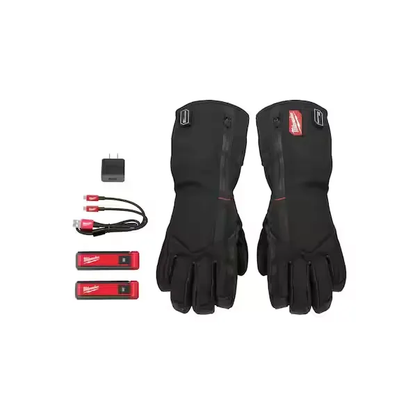 Medium Rechargeable Heated Gloves with REDLITHIUM USB Battery and Charger