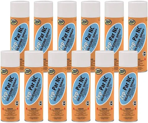 Zep-Par NC Silicone Spray Lubricant - 12 oz. (Case of 12) - 10701