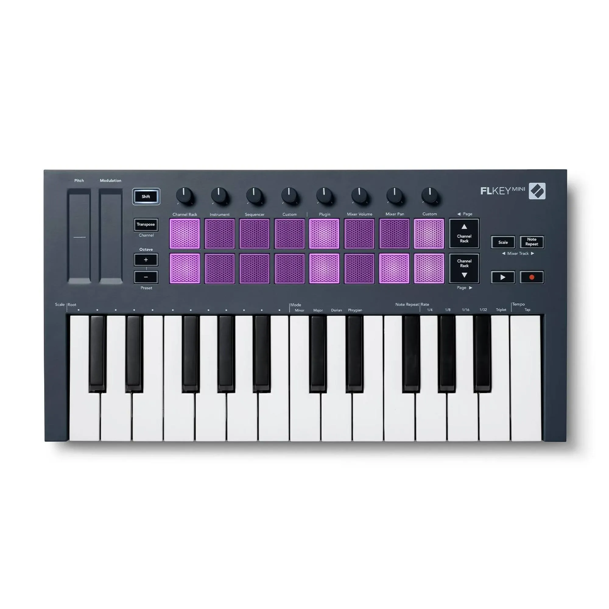 Novation FLkey Mini 25 - 25 Key Midi Keyboard for fl Studio