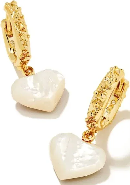 Kendra Scott Penny Heart Huggie Earrings