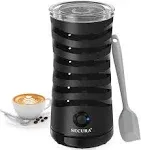 Secura Electric Milk Frother, Automatic Milk Steamer, 4-in-1 Hot & Cold Foam Maker-8.4oz/240ml Milk Warmer for Latte, Cappuccinos, Macchiato, White