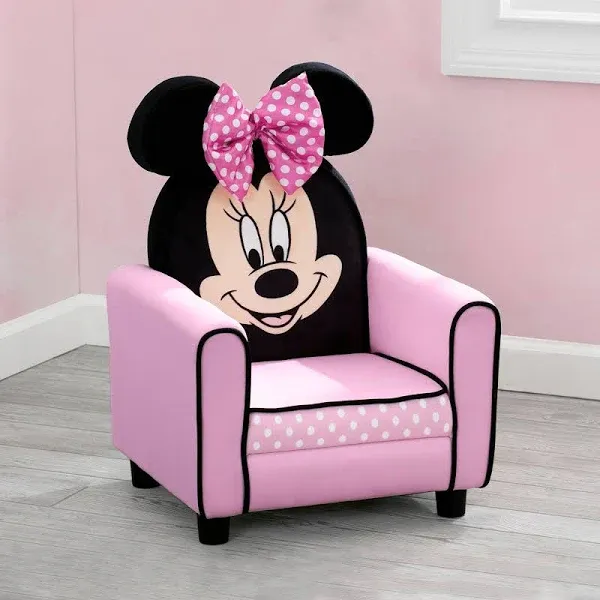 Delta Children Disney Minnie Mouse Figural Upholstered Kids Chair