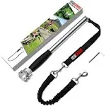 NEWURBAN - Dog Bike Leash - Easy Installation Removal - Hand Free Dog Bicycle - Exerciser Leash - for Exercising - Training Jogging - Cycling and Outdoor - Safe with Pets