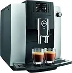 Jura E6 Automatic Coffee Machine - Platinum