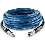 3/8&#039;&#039; Pressure Washer Hose 50FT - Kink Resistant Steel Wire Braided, Wear Res...