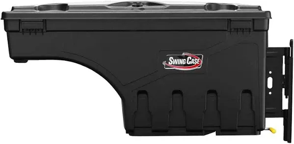 UnderCover 99-16 Ford F-250/F-350 Drivers Side Swing Case - Black Smooth