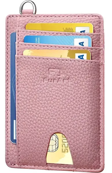 FurArt Slim Minimalist RFID Blocking Wallet with Front Pocket