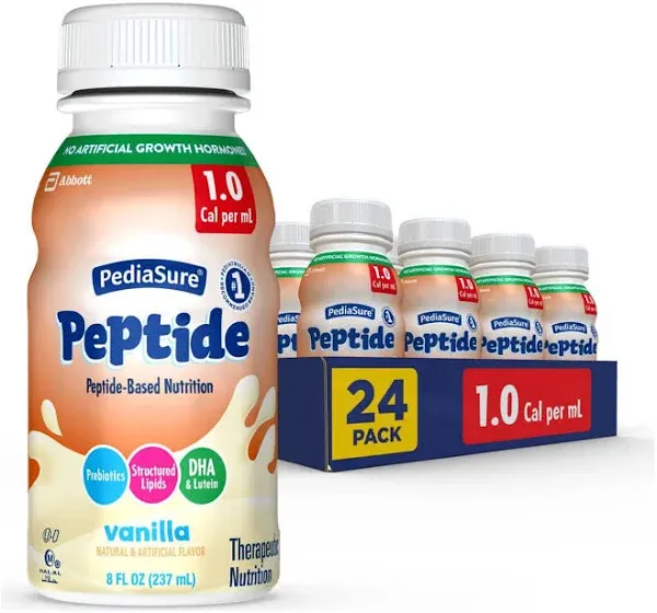 Abbott 67407 - Pediatric Oral Supplement PediaSure® Peptide 1.0 Cal 8 oz. Bottle Liquid Peptide Malabsorption / Maldigestion