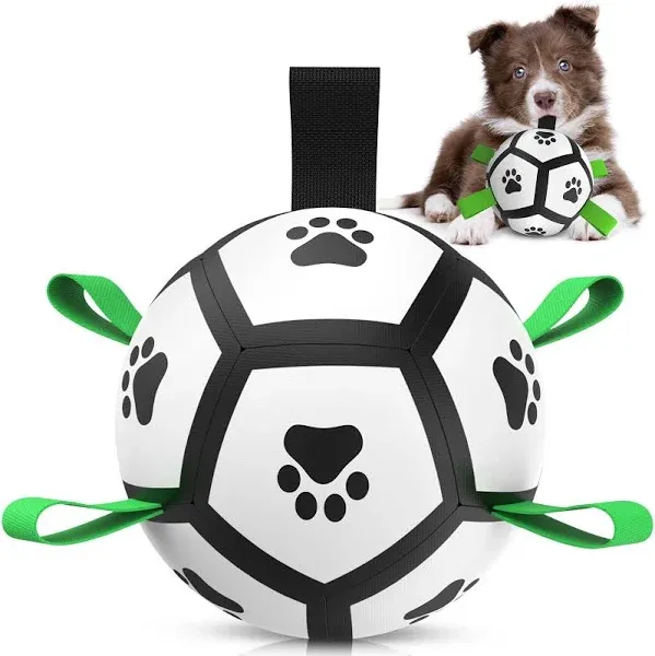 QDAN Dog Toys Soccer Ball