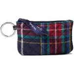 Vera Bradley : Zip ID Case in Tartan Plaid