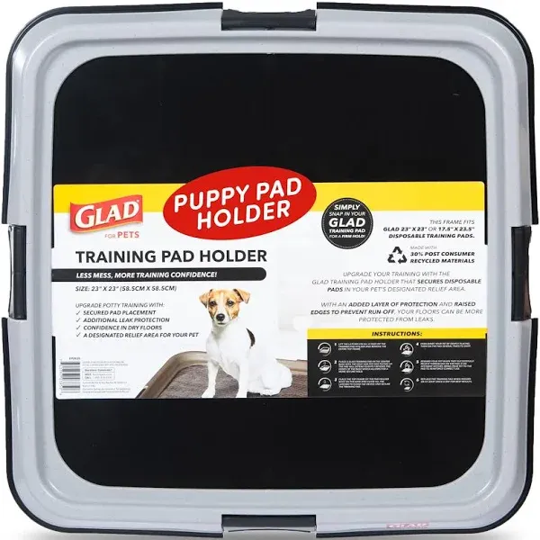 For Pets Puppy Potty Training Pad Holder for Disposable Pads Puppy Potty Tray