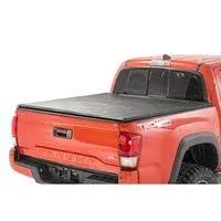 Rough Country Soft Tri-Fold Bed Covers for Toyota Tacoma (16-23)