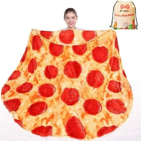 Mermaker Pepperoni Pizzas Blanket 2.0