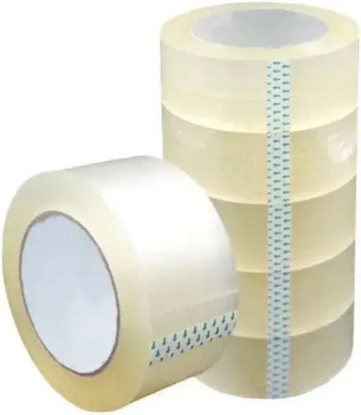 supplyhut 36 Rolls Shipping Packaging Box Packing Sealing Tape 2 Mil 2" x 110 Yard 330ft