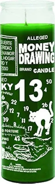 Indio 7 Day Glass Money Drawing Candle