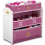 Delta Children Princess Crown Multi-Bin Toy Organizer