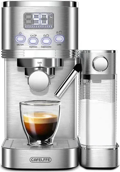 Espresso and Cappuccino Machine with Automatic Milk Frother