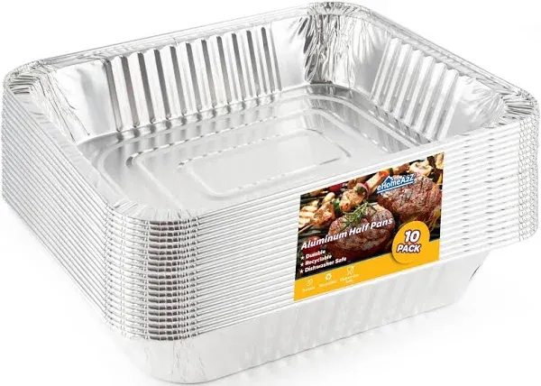 Disposable Aluminum Pans 9x13 10 Pack